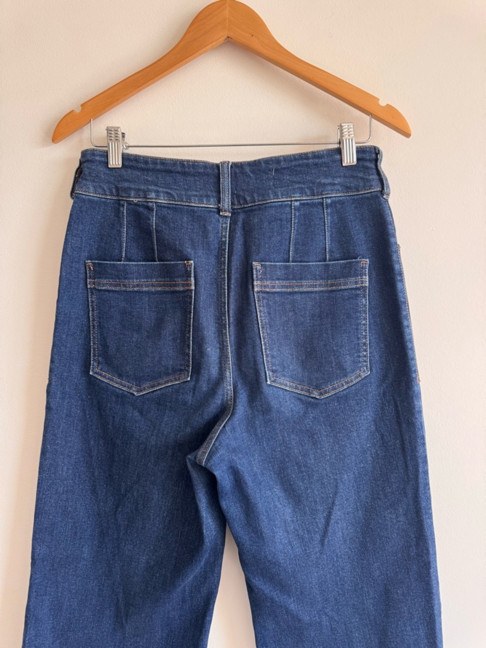 Anthropologie Pilcro | The Skipper Seamed High-Rise Cropped Wide-Leg Jeans ~ 30 - Picture 15 of 15